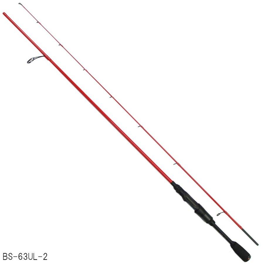 柔らかい 610ml Bs Bpm ジャッカル 2ピーススピニングロッド Yappco Bio