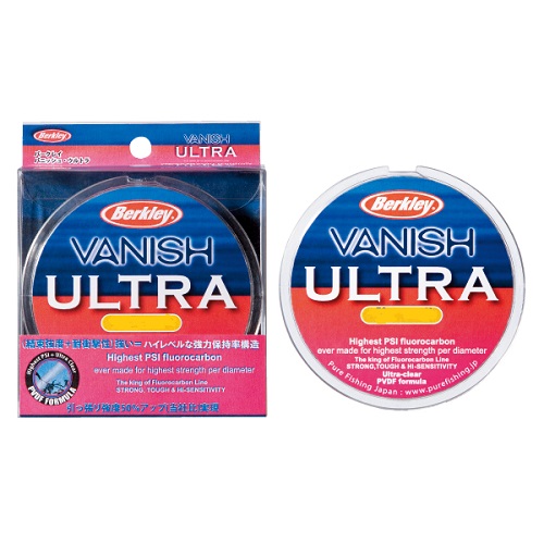 Berkley VANISH ULTRA 2.5LB 150M CLR Fishing Line 0028632262009 – North-One  Tackle