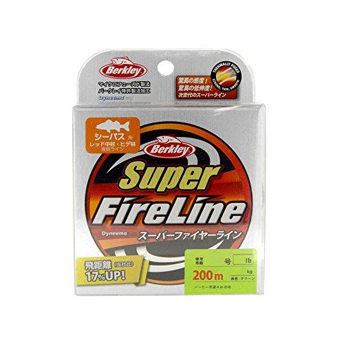 Berkley Super FireLine 12lb 200m GRN Fishing Line 0028632691229