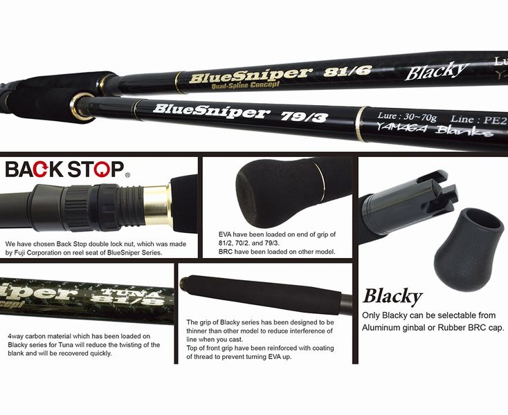 ン 大人気 新品 ノ Shore Off Sniper Blue Blanks YAMAGA Popping Blacky 81/8 その他