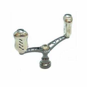 LIVRE WING80 Fino シマノS2用ガンメタP+ゴールドG LIVRE Wing 80 Fino knob For Shimano S2 Gunmetal P Titanium G
